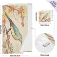 thumbnail image 3 of Coolnut Beautiful Forest Bird Towels Highly Absorbent Cotton Towels Set of 2, Premium Spa & Hotel Quality Quick Dry Towel Set 54 x 27 Inches Washcloth Gift, 3 of 7