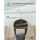 thumbnail image 4 of Perchas para ropa SONGMICS, 50 unidades, plástico resistente, 41,5 cm, 4 of 7