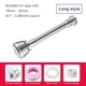 thumbnail image 4 of Injueey Grifo aireador extensor giratorio lavabo grifo rociador baño extensión rociador ahorro de agua Universal Juegos de accesorios de baño Largo, 4 of 6
