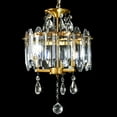 thumbnail image 4 of LMQNINE Modern Farmhouse Crystal Chandelier LED Pendant Light,Adjustable Height,3-Light Fixture for Kitchen Island, Dining, Bedroom, Gold Finish, 4 of 7
