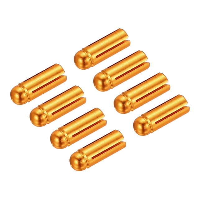 Uxcell Dart Flight Protectors, Aluminum Alloy Wing Protectors, Gold 8 Pack