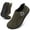 DarkGreen, variant on Barerun Men Shoes Diabetic Friendly Flats,Wide,Adjustable,Square Toe,Size 12