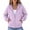 Light Purple, variant on UDAUDU Zip Up Y2k Hoodies for Women 2026 Fall Casual Long Sleeve Sweatshirts Lightweight Comfort Soft Jackets Gray M