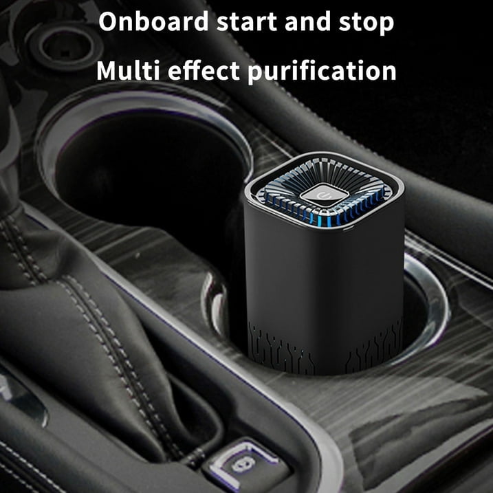Small car air purifier, portable allergy air purifier, deodorizer, with USB power supply, suitable for home offices, bedrooms, and car interiors