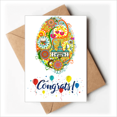 thumbnail image 1 of Graffiti Street Culture Temple Cake Egg Wedding Cards Congratulations Greeting Envelopes, 1 of 3