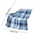 thumbnail image 3 of Soft Quilted Thermal Blanket, Breathable and Washable Plush Bed Blanket for All Seasons, 100x70cm, 3 of 6