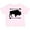 AD-Pink, variant on Buffalo Cute Animal Western Boys or Girls Toddler T-Shirt