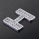 thumbnail image 1 of 3D DIY Rhinestone Diamante de Número Emblema Insignia Color H Perfecl, 1 of 8
