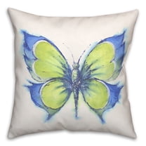 Creative Products Green Butterfly Indoor/Outdoor Throw Pillow - 16x16