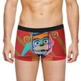 thumbnail image 4 of Calzoncillos tipo bóxer transpirables para hombre, ropa interior con estampado de dibujos animados de Five Nights at Freddy's, regalo, 4 of 4
