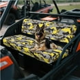 thumbnail image 2 of Yuyamidu Yellow Gray Camo UTV Seat Cover Camouflage Mule Bench Seat Cover Polyester Fabric for Kawasaki Mule 2009-2024 4000 4010/2001-2018 3000 3010, 2 of 7