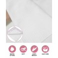 thumbnail image 6 of Eucalyptus Leaves Kitchen Dish Towels for Drying Dishes Set of 2, Pink Plaid Summer Botanical Waffle Weave Microfiber Hand Tea Bathroom Towels Quick Dry & Absorbent Towel 12x12, 6 of 7