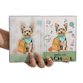 thumbnail image 3 of Hardworking Yorkshire Terrier Ready Back to School New Year Classes Travel Passport Wallet Yorkie Dog Lover Gifts PU Leather Passport Holder Cover - 12011, 3 of 5