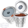 thumbnail image 1 of Filtros de café reutilizables NOALTO de acero inoxidable para Keurig, 1 of 7