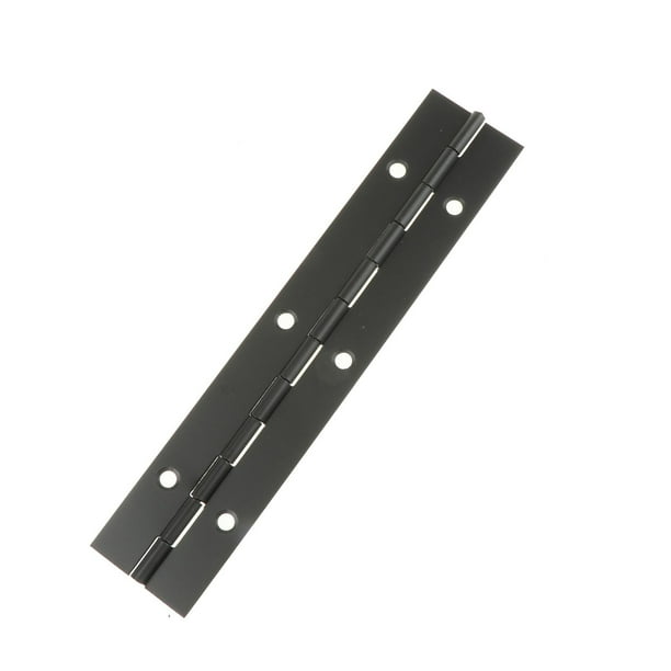 Bisagra de piano de alta resistencia con orificios, bisagra fija plegable continua de acero inoxidable. 150x30x08mm