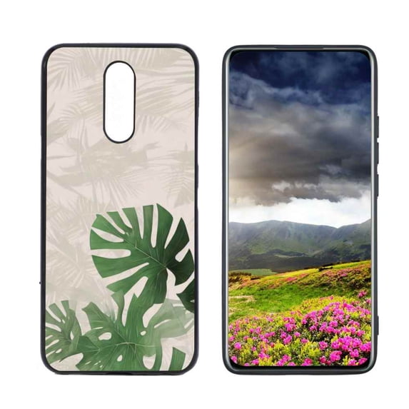 Compatible with Harmony 3 Phone Case, Tropical-Leaves-2 Case Men Women, Flexible Silicone Shockproof Case for Harmony 3