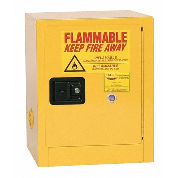 Eagle Mfg Flammable Liquid Safety Cabinet,Yellow 1903X
