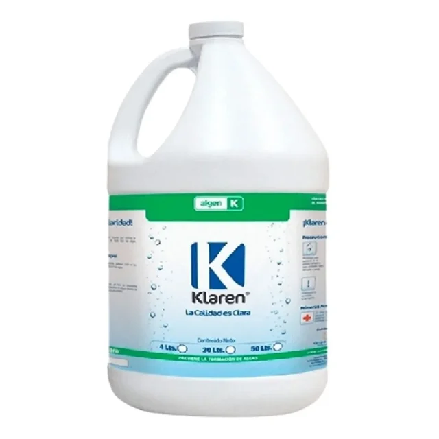 Desinfectante Algen-K Concentrado Elimina Algas de Alberca, 4 Litros