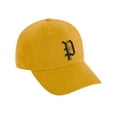 thumbnail image 2 of Daxton Low Profile Adjustable Baseball Dad Hat Cap Old English Font Alphabet A to Z, Gold Hat Black P, 2 of 4