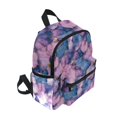thumbnail image 2 of FORMRS Kids School Backpack with Front Zippered Pocket 12" Student Travel Daypack, Watercolor Pink Marble Pattern, 2 of 6