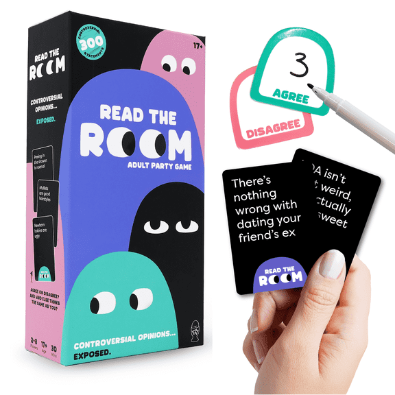 Read the Room – Hilarious Party Game for Adults & Friends, by Lucky Egg