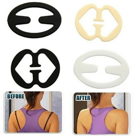 

Bcloud 10Pcs Bra Fastener Ergonomic Design Multi-Function Plastic Women Bra Straps Holder Sewing Supplies