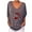 Grey, variant on Fiaer Christmas Tshirts Women V Neck Oversized Trendy T Shirts Long Sleeve Glass Funny Back Button Loose Fit Tops White XL