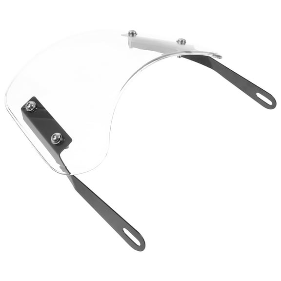 Motorcycle Windshield Windscreen Scooter Electric Universal Accessories White Abs