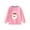 Pink, variant on Bnwani Christmas Long Sleeve Toddler Shirt Cotton Black Crew Neck Casual Printed Tops 12-24 Momths