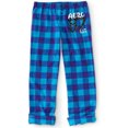 thumbnail image 1 of Aeropostale - Pantalones de pijama con estampado de animales a cuadros para mujer, azul, extragrande Aeropostale Pantalones de salón, 1 of 1
