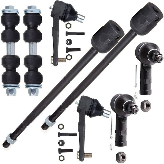 CCIYU Inner Tie Rod Ends For Lower Ball Joints Outer Tie Rod Ends Front Sway Bar Links Compatible fit for 1997-2003 for Ford Escort 1997-1999 for Mercury Tracer 8pcs Suspension Kit