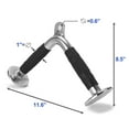 thumbnail image 2 of XPRT Fitness Cable Exercise Machine Attachment D Handle, Pull Down Accessories, Pull Down V-Shaped Bar, 2 of 3