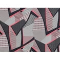 thumbnail image 2 of Zelouf Print On Ity  , Sewing, DIY, Crafts Fabric by the Yard, 193 Red/blk, 7 Yard, 2 of 2
