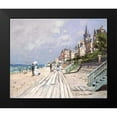thumbnail image 2 of Monet, Claude 17x15 Black Modern Framed Museum Art Print Titled - Beach at Trouville, 2 of 5