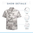 thumbnail image 7 of High Quality Hawaiian Shirts for Men Short Sleeve Aloha Beach Shirt Floral Summer Casual Button Down Shirts Blouses LLEHMX, 7 of 7