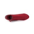 thumbnail image 3 of BLISSFUL STEP Women's Side Zipper Round Toe Block Heel Ankle Boots, 3 of 6