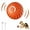 Orange, variant on Interactive Dog Toys Dog Ball,Usb Rechargeable Automatic Rolling Ball Toys , Moving Bouncing Toys Ball For/Small/Medium/Large Dogs (Blue)