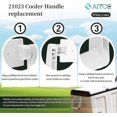 thumbnail image 5 of Cooler Handles, Replacement for Igloo Coolers, Design, Easy to Install, 5 of 5