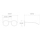 thumbnail image 5 of Sonducket Monturas para gafas, estante para gafas, regalo exquisito, elegante, Unisex, accesorios de oficina para hombre y mujer, suministros para juegos, Cadenas y cordones para anteojos Gris blanco Sonducket AP012571-04, 5 of 6