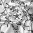 thumbnail image 5 of Ambesonne Starfish Window Valance, Zentangle Aquatic Creature, 54" X 18", Charcoal Grey White, 5 of 5