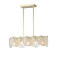 thumbnail image 2 of Gavin 24.6 in. 5-Light Indoor Gold Finish Chandelier with Light Kit, 2 of 5