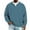 #Sky Blue, variant on DPTALR Men's Casual Fashion Solid Color Breathable V-neck Long Sleeve Shirt,White, XL