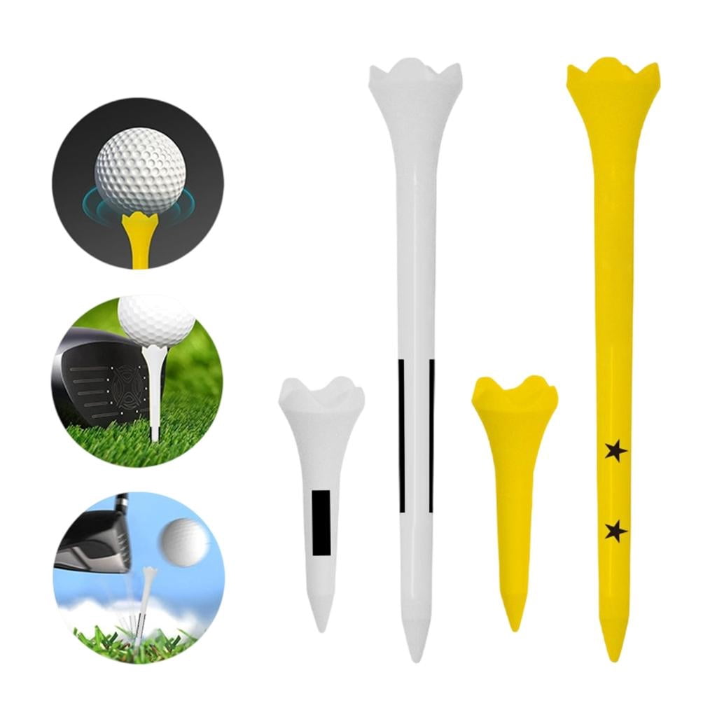 Yihuala 50Pcs Golfs Tees Replacement Golfs Balls Stand Unbreakable Long Short Golfs Training Practice Tees for Women