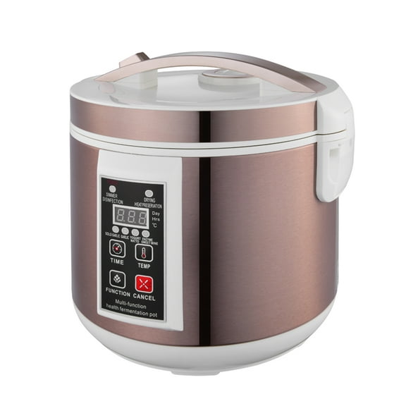 Techtongda Fermenter Multi-functional Health Fermentation Pot Yogurt Natto Sweet Rice Wine Fermenters Full Automatic Intelligent Control Multiple Clove Black Garlic DIY Cooker 5L