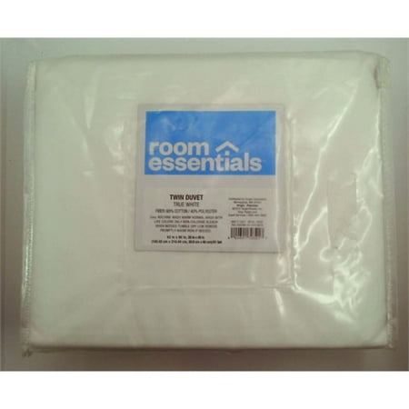 Solid Cotton Blend Duvet Cover Set Room Essentials Twin White