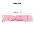 thumbnail image 2 of Polka Dot Bow Headband Fashion Cute Cotton Hair Band for Teenager Pink  7.7Inch, 2 of 6