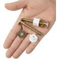 thumbnail image 3 of 2Pcs Toilet Seat Screws, Steel Toilet Seat Hinge Bolts and Nuts, Heavy Duty Toilet Seat Fastener with Plastic Nuts and Metal Washers, Toilet Hardware Replacement for Top Mount Toilet Seat Hinges, 3 of 6