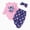 Blue Purple, variant on Baby Clothes 3pcs Winnie the Pooh Graphic Romper Bodysuit Pants Outfit Set with Headband Shower Gifts Newborn Infant