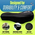 thumbnail image 6 of KT-Sports Exercise Bike Seat Cushion Comfort Gel Bicycle  Padded Seat Covers for Bikes with Anti-Slip Design and Drawstring, Comfy Soft Mountain Road Bike Accessories for Men and Women, 6 of 9
