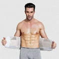 thumbnail image 2 of Hommes Body Shaper Corset Ventre Contrôle Taille Entraîneur Minceur Ceinture Abdominale, 2 of 9